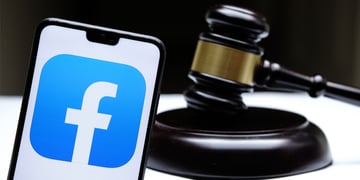 Facebook fine concept